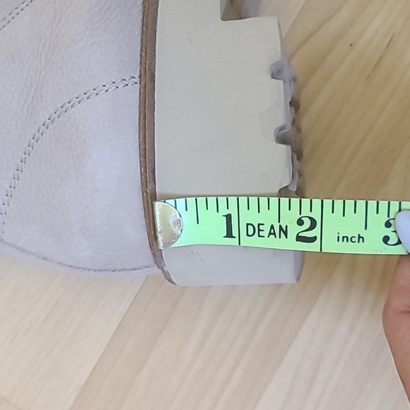 Paul Green Lace-Up Grained nubuck Leather Beige Size UK 4.5 US 7 - Picture 13 of 13